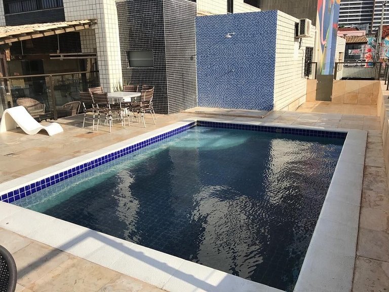 501 Lindo Flat mobiliado Praia de Iracema