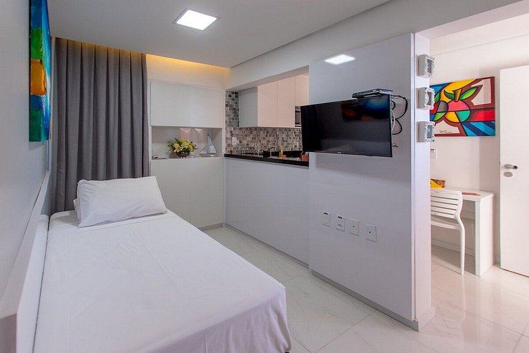 507 Lindo Flat mobiliado na Praia de Iracema