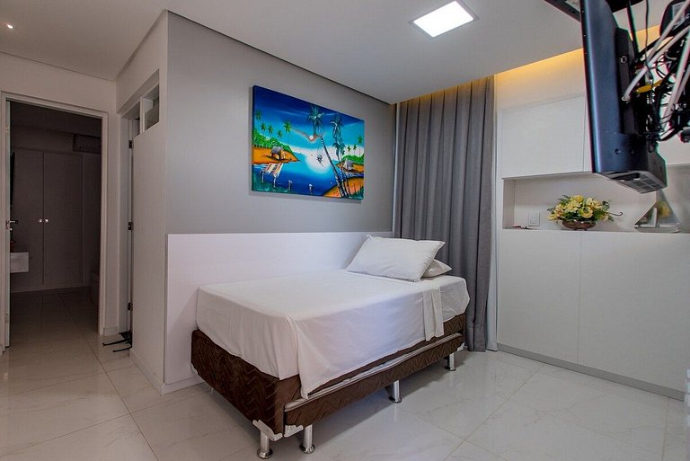 Tabajara Flat - Ap 507 - Side sea view