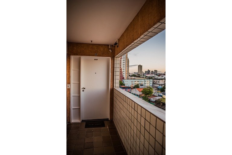 Tabajara Flat - Ap 507 - Side sea view