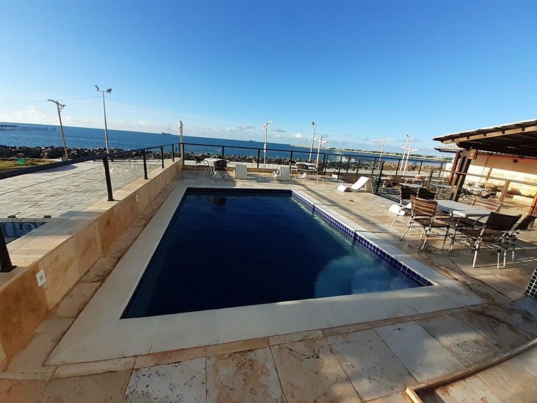 203 Flat mobiliado vista mar Praia de Iracema