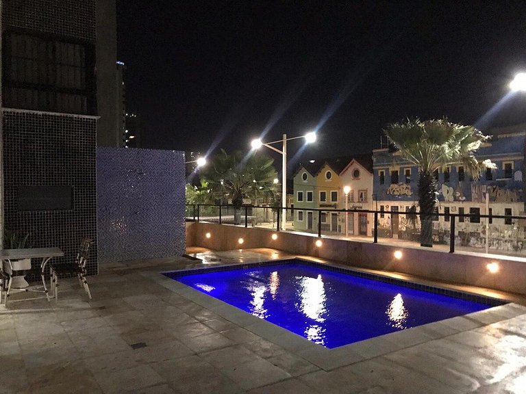 202 Flat mobiliado Praia de Iracema