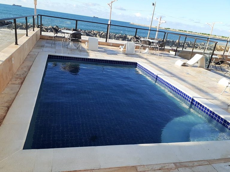 Tabajara Flat - Ap 507 - Side sea view