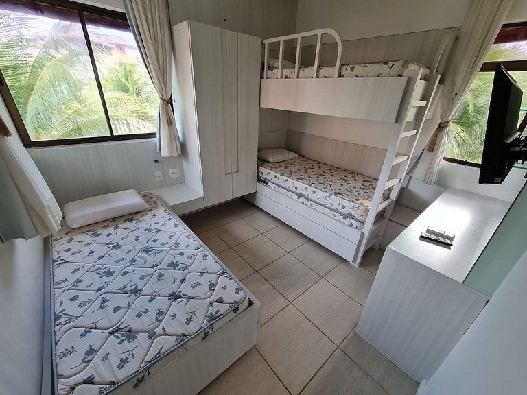 Apartamento mobiliado Beach Place Porto das Dunas