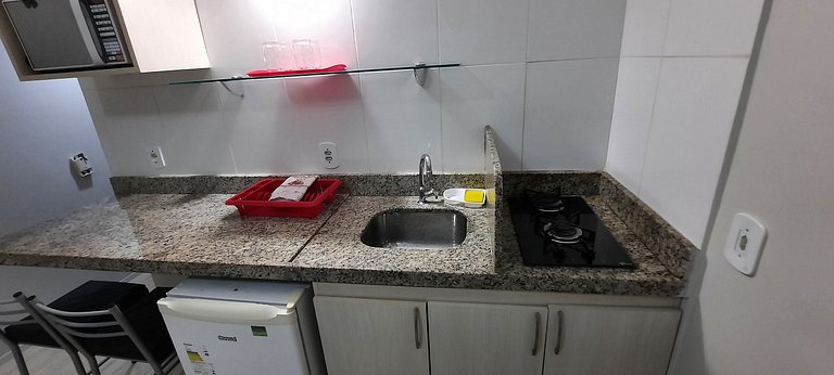 102 Beautiful furnished flat with side sea view on Iracema B