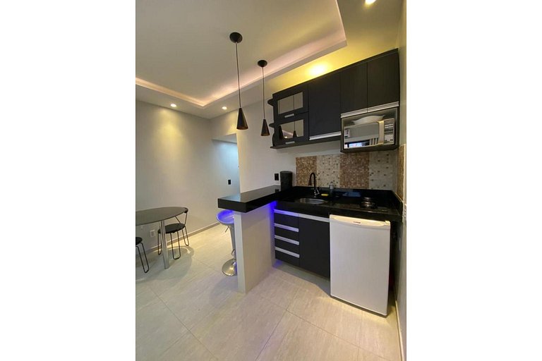 402 Beautiful furnished flat with side sea view on Iracema B