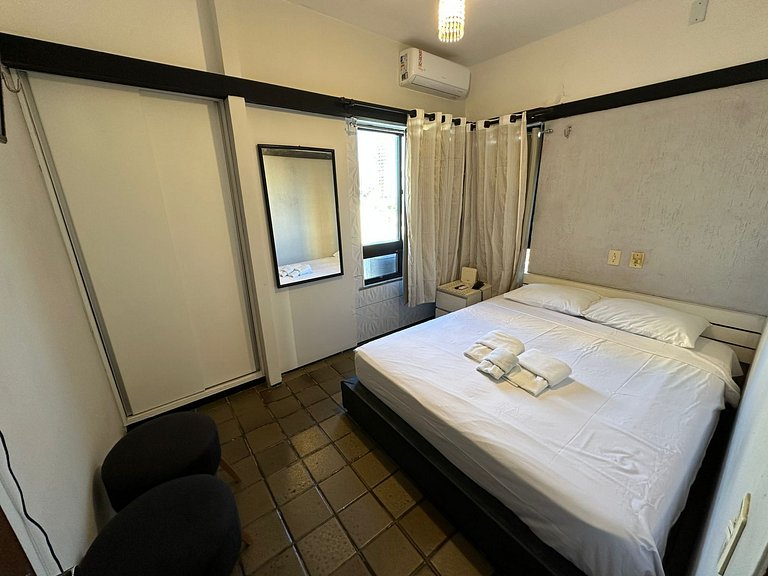 407 Flat mobiliado na Praia de Iracema