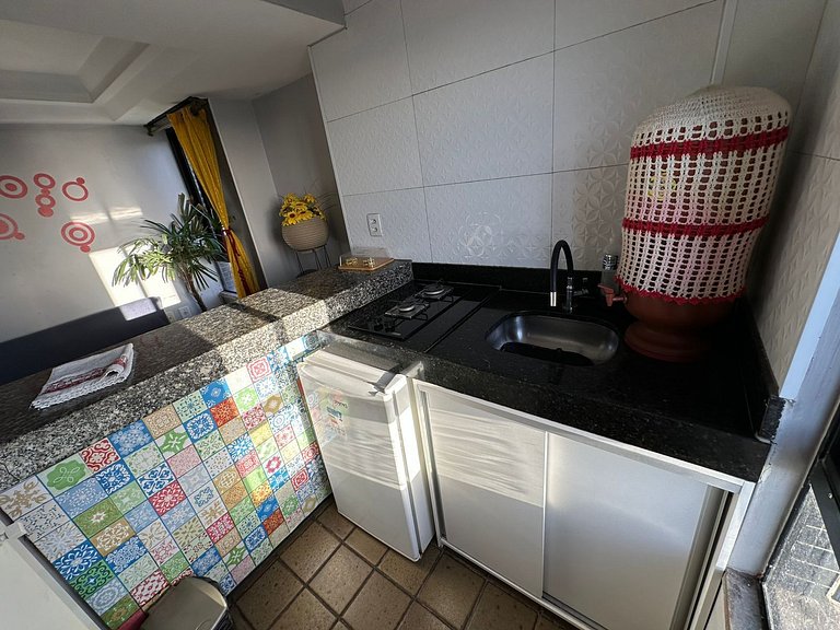 Tabajara Flat - Ap 407 - Side sea view