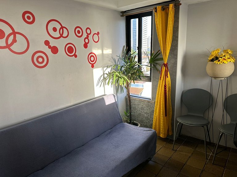 Tabajara Flat - Ap 407 - Side sea view