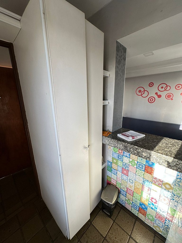 407 Flat mobiliado na Praia de Iracema