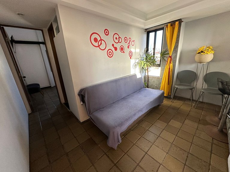 407 Flat mobiliado na Praia de Iracema