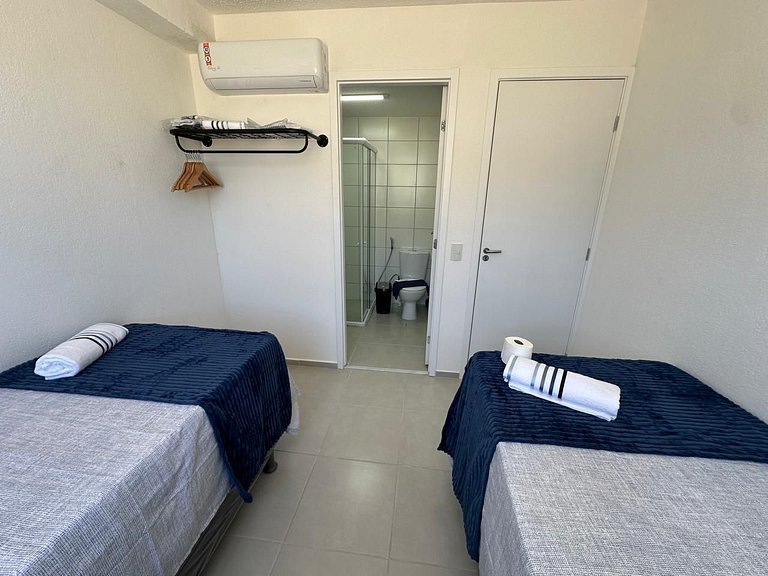 Apartamento mobiliado na Praia do Futuro com vista para o ma