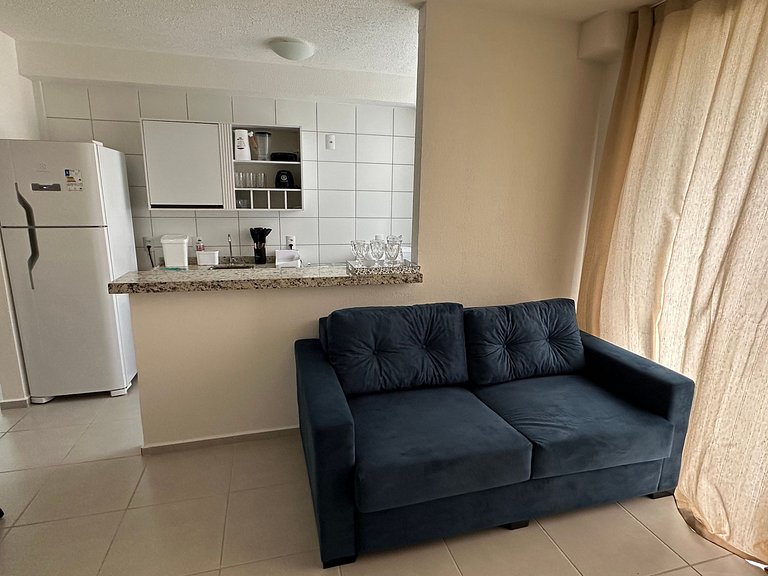 Apartamento mobiliado na Praia do Futuro com vista para o ma