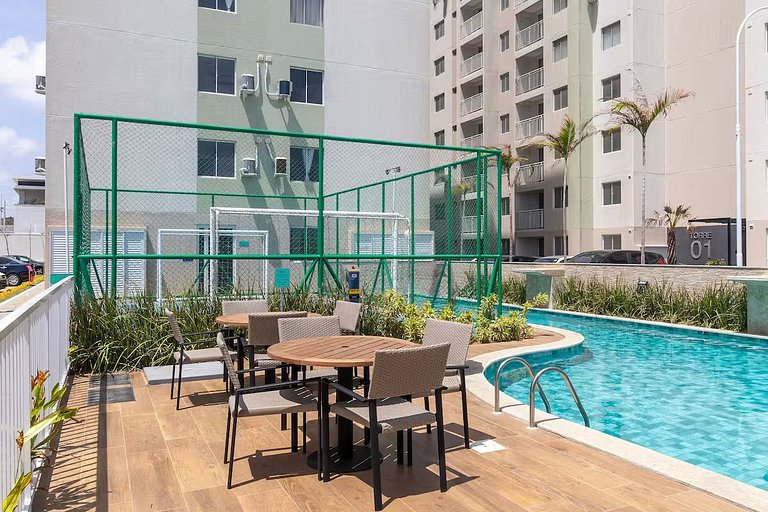 Apartamento mobiliado na Praia do Futuro com vista para o ma